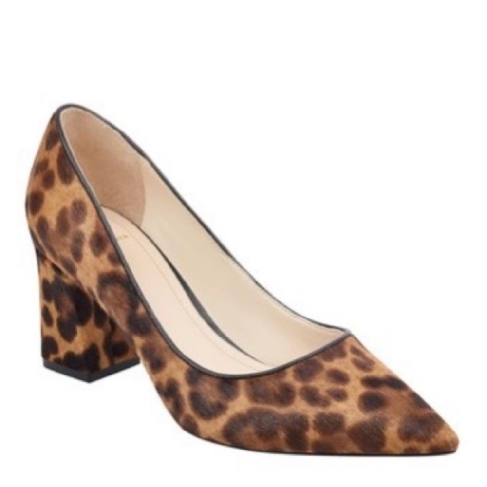 Marc Fisher Leopard Calf Hair Zalaly Pump Size 6W